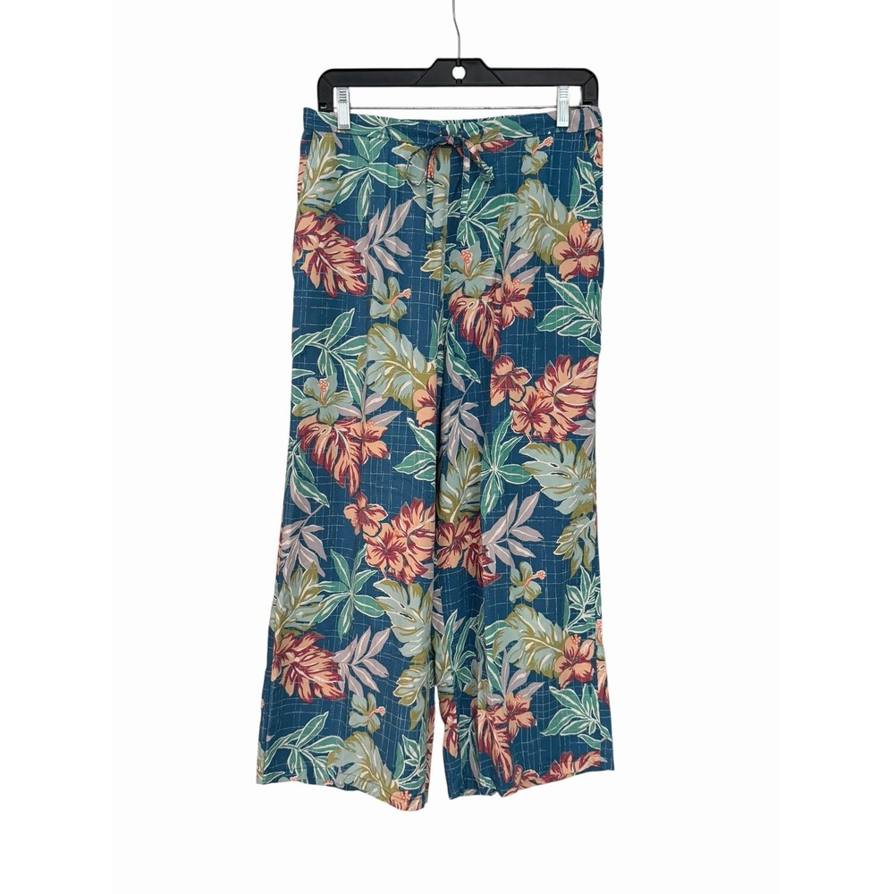 Tori Richard Honolulu Womens 14 Tropical Bamboo Lounge Pants Hawaii USA #FFF2-3